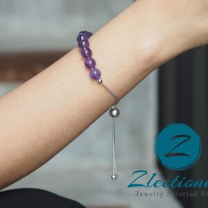 Amethyst Silver String